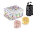 Set of 2 scented wax flowers to grate and grate