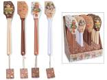 Silicone dessert spatula with Christmas biscuit decorations