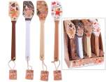 Silicone spatula for decorating gingerbread