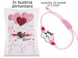 Sorpresa bracciale con animaletto in card e busta alimentare