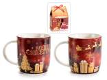 Taza de porcelana navideña de 350 ml