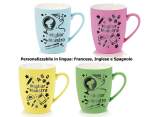 Taza de porcelana opaca de goma 