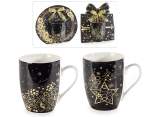 Tazza in porcellana 300ml con decoro natalizio