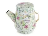 Teapot shaped metal food box