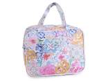 Trousse de toilette en simili cuir avec imprimé majolique