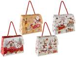 Valises avec poignées en corde et fermeture Velcro