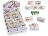Vegetable soap 150g without colorants, floral prints