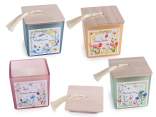 Vela perfumada en tarro de vidrio con tapa madera y borla