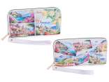 Women's wallet in imitation leather with Italian landscapes