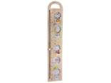 Wooden ruler with 5 