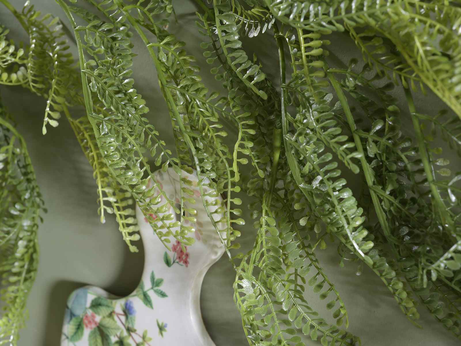 Guirnalda decorativa con hojas verdes para colgar (54.35.58) - Art From