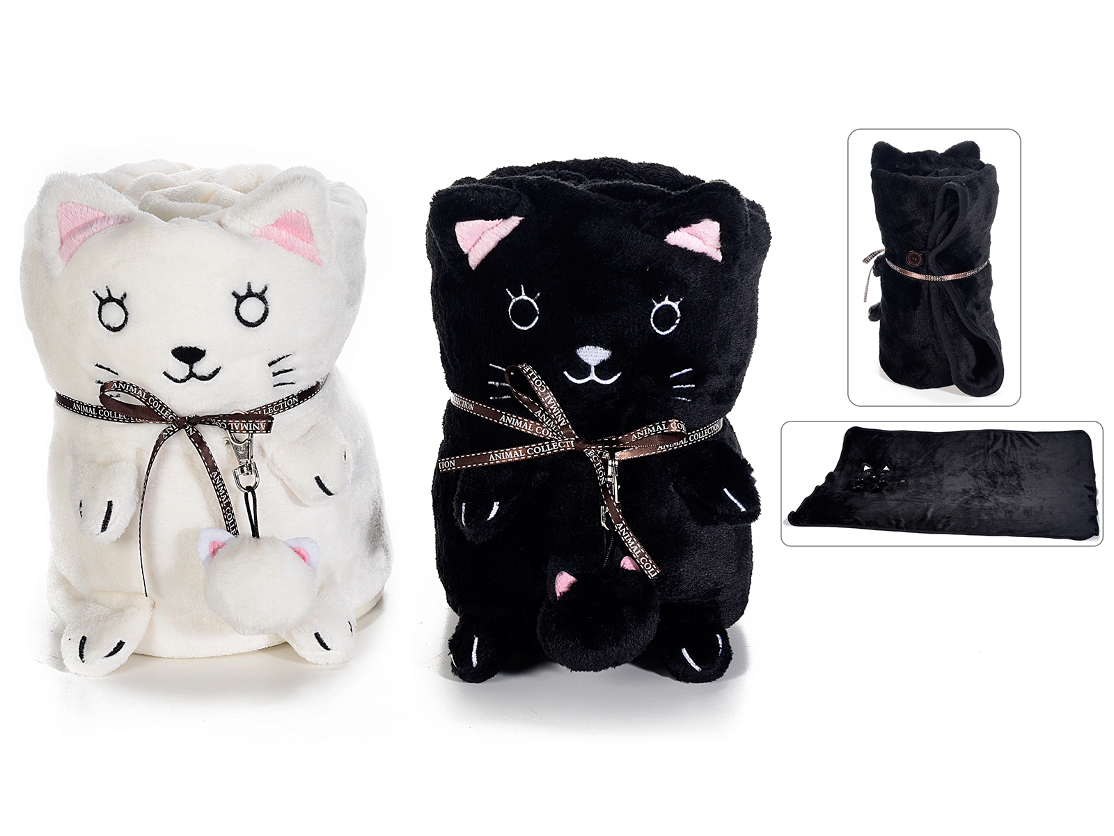 peluches en forma de gato