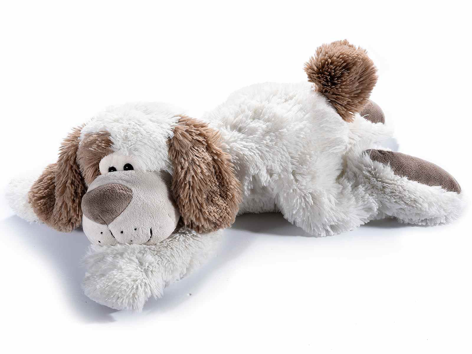 peluche chien couché