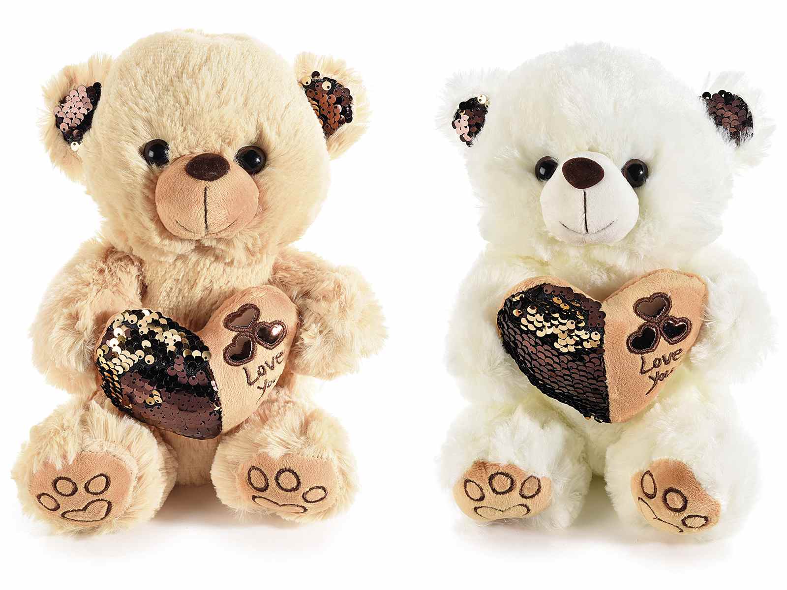 Peluche con best sale paillettes