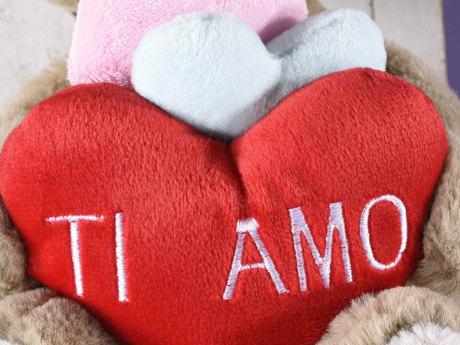 CUORE PELUCHE TI AMO CM. 35