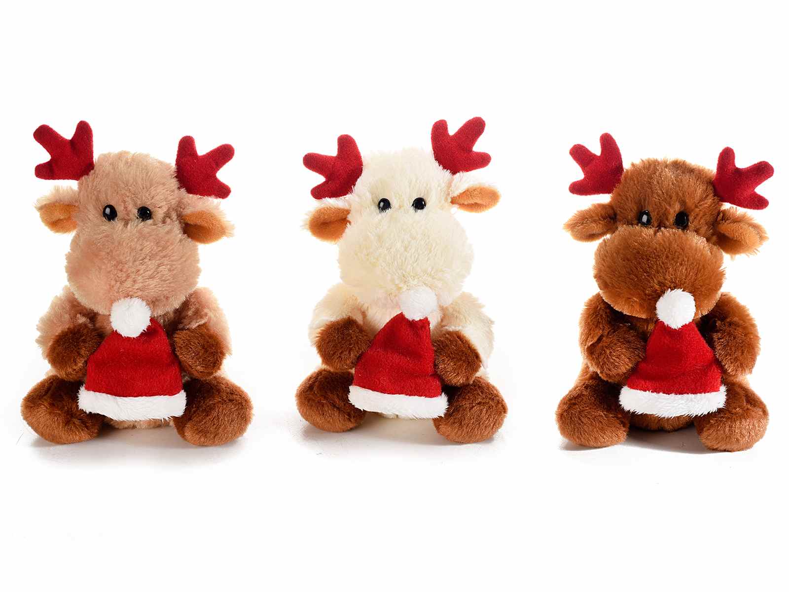 Immagini Renne Natalizie.Renna Di Peluche Con Cappello Natalizio 57 05 21 Art From Italy
