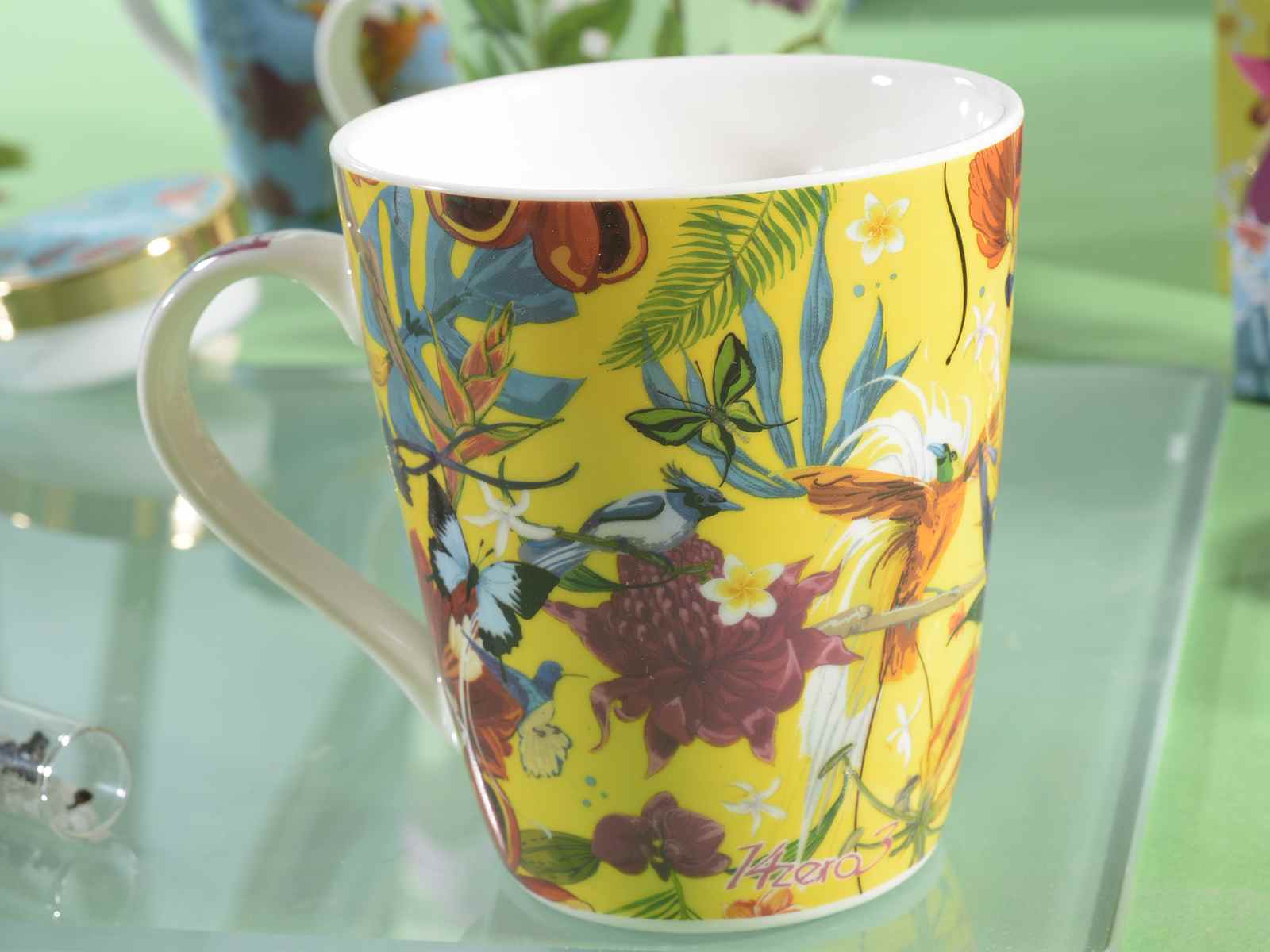 Tazza mug in porcellana con stampa Paradiso in volo (72.07 ...
