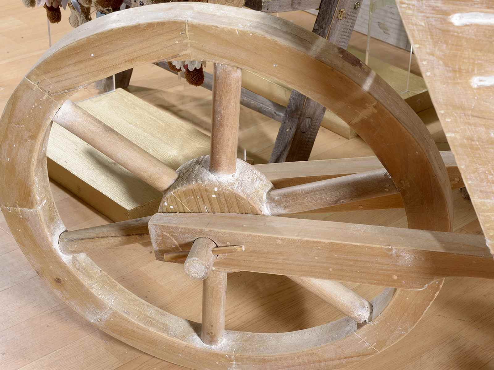 Carretilla decorativa de madera (51.34.60) - Art From Italy