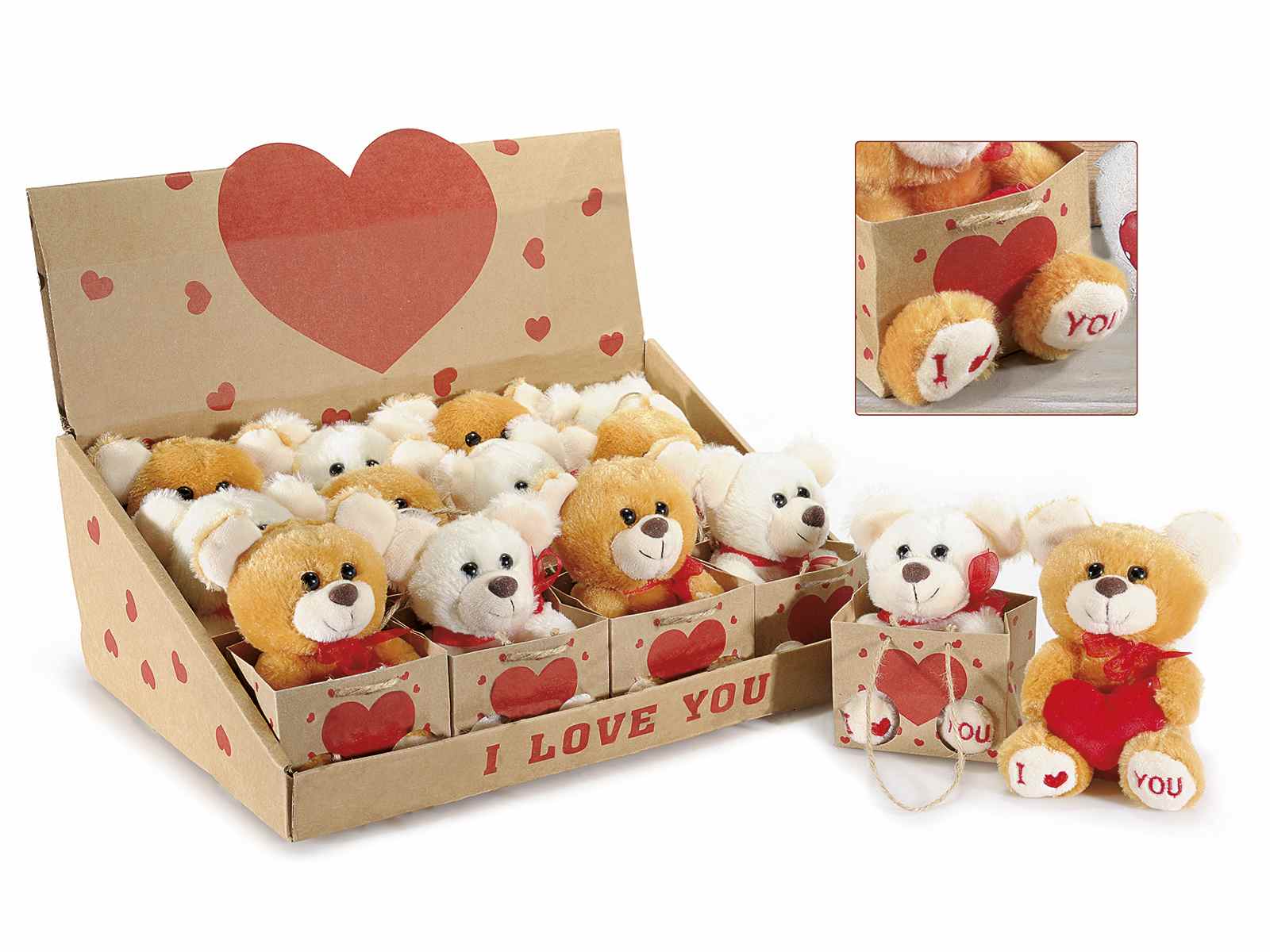 Je t'aime! 14 pièces Saint Valentin Peluche Ours en Algeria