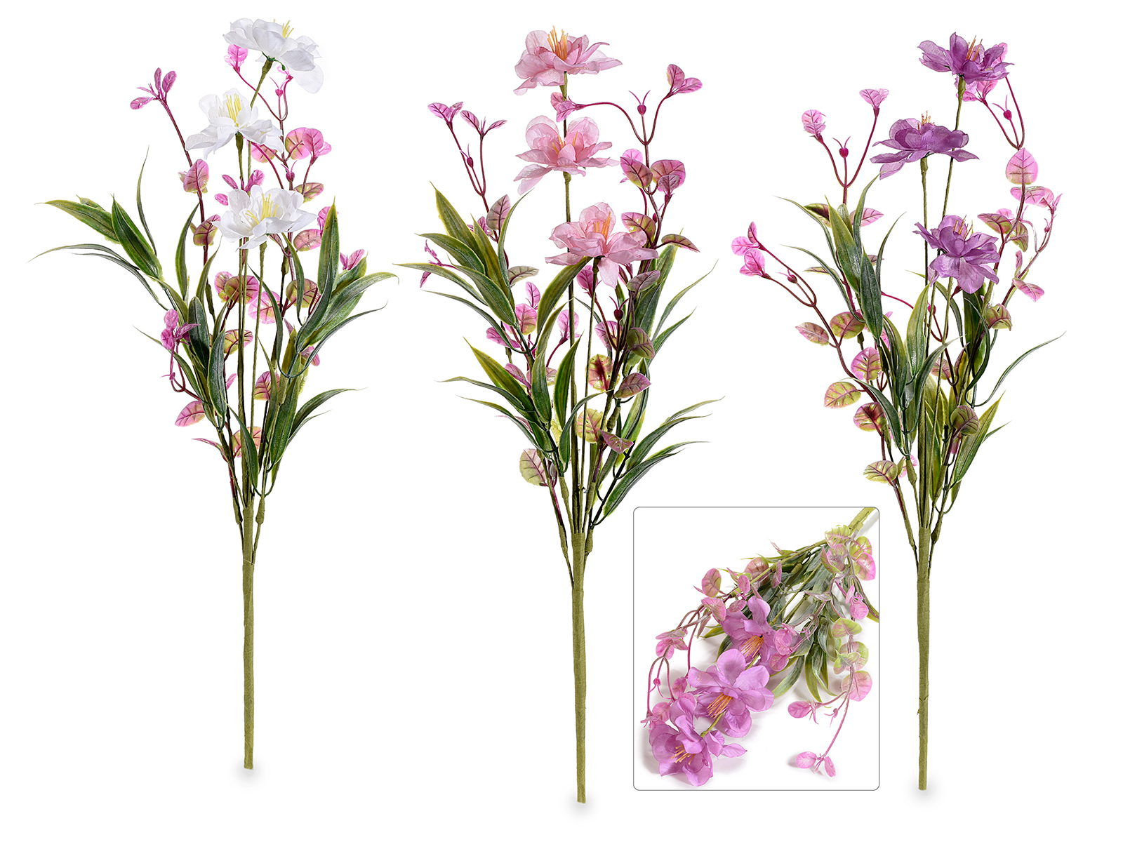 Ramo de flores silvestres artificiales (09.04.85) - Art From Italy