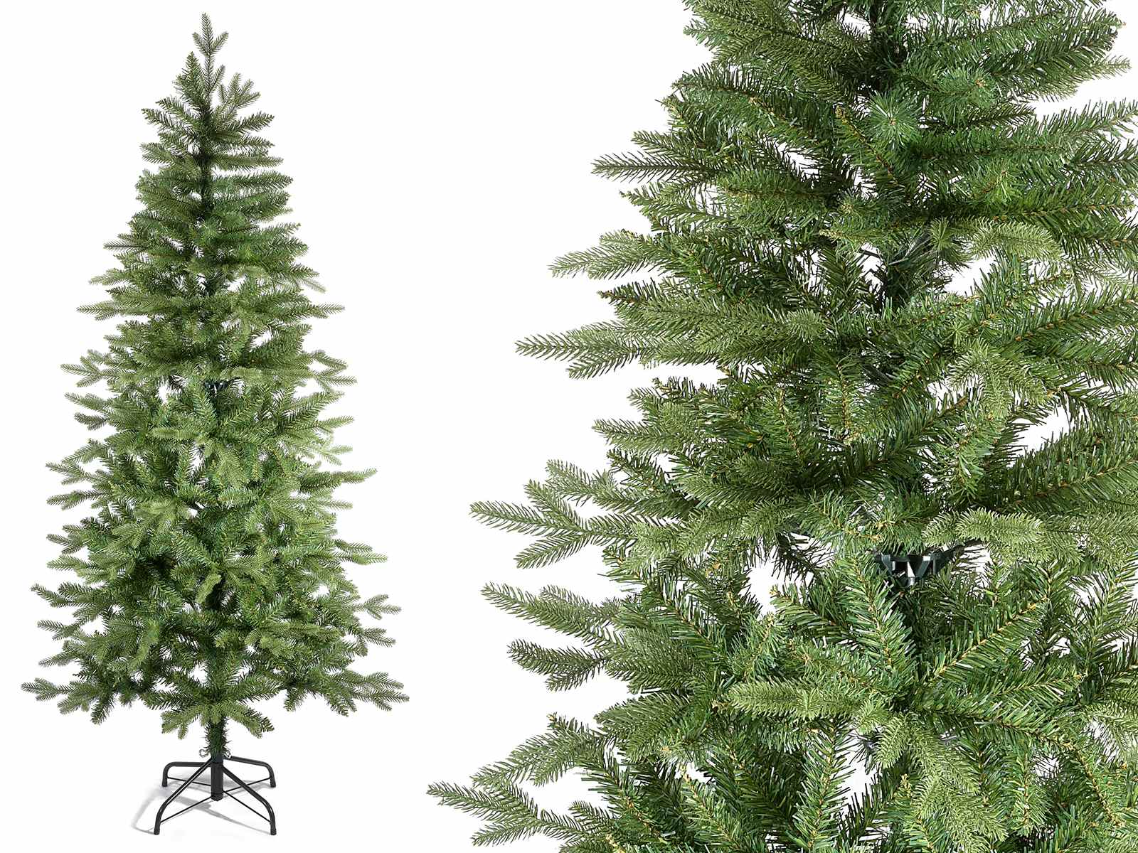 Slim artificial pine Salzburg H175 with 800 branches (54.46.22) Art