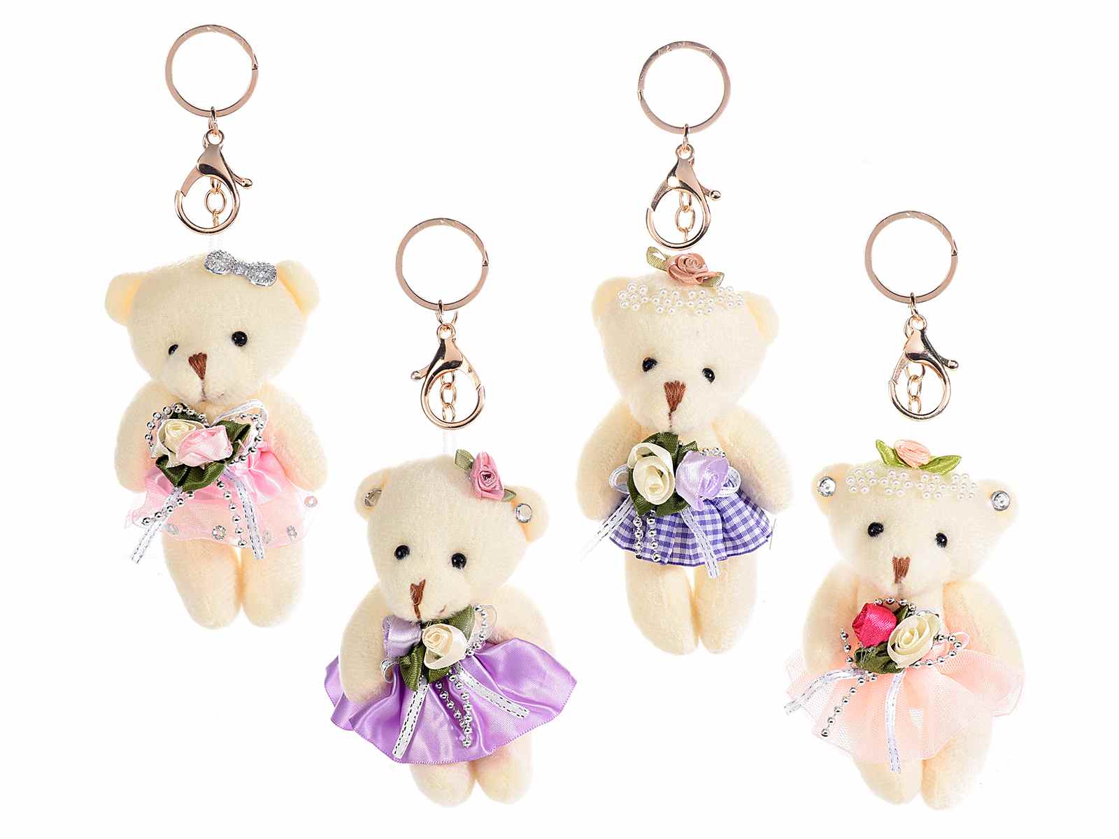 teddy bear keyrings wholesale