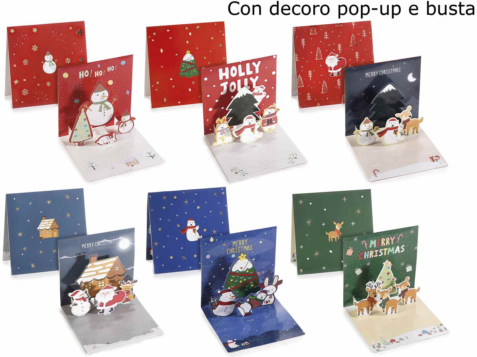 Enveloppe et carte de Noël