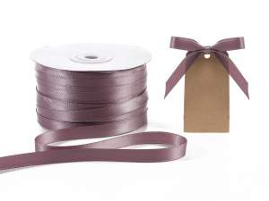 Wholesale dove grey double satin ribbon