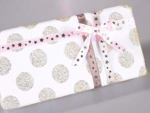 Wholesaler Christmas ribbons silver stars