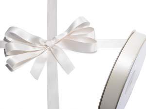 Antique White Double Satin Ribbon Wholesale