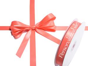 Wholesale custom red satin ribbon