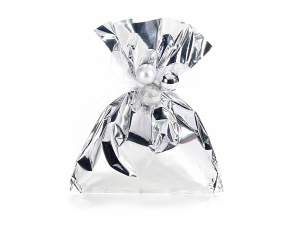 Wholesale shiny silver gift bag envelope