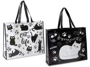 wholesale reusable cat shopping bag