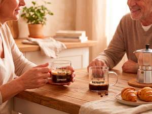 wholesale glass coffee cup writings