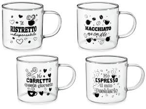 wholesale glass coffee cups