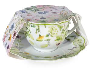 wholesale flower tea cup
