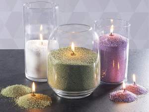 wholesaler green sand candle do it yourself