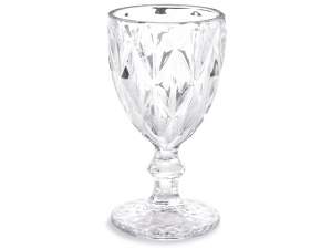 wholesale clear glass goblet