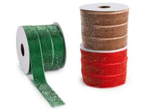 wholesale velvet ribbon lamé