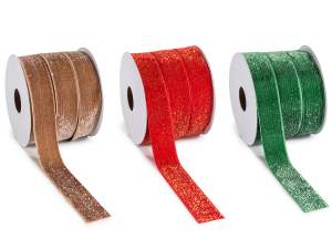 wholesale velvet ribbon lamé