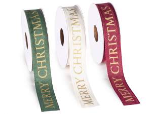 Merry Christmas Ribbons Wholesale Merry Christmas