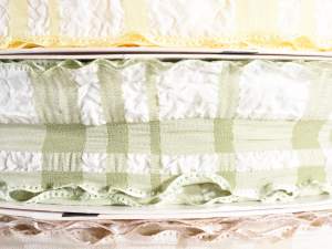 wholesalers green square ribbons