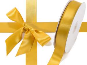 Wholesale double satin gold ribbon