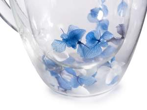 wholesale double-bottomed glass cups with erbs