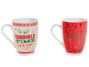wholesale christmas mug funny ironic phrase