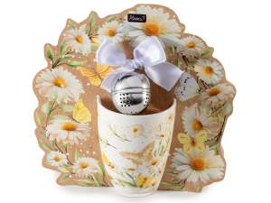 wholesale floral gift mug