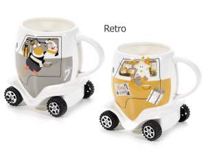 Wholesale Christmas porcelain Santa mugs
