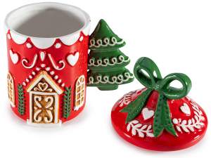 wholesale Christmas house mug
