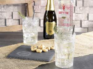 wholesale glass glasses worked decorations
