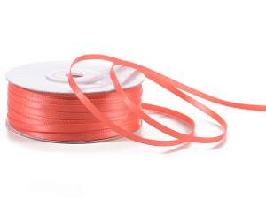 Wholesale double satin coral ribbon